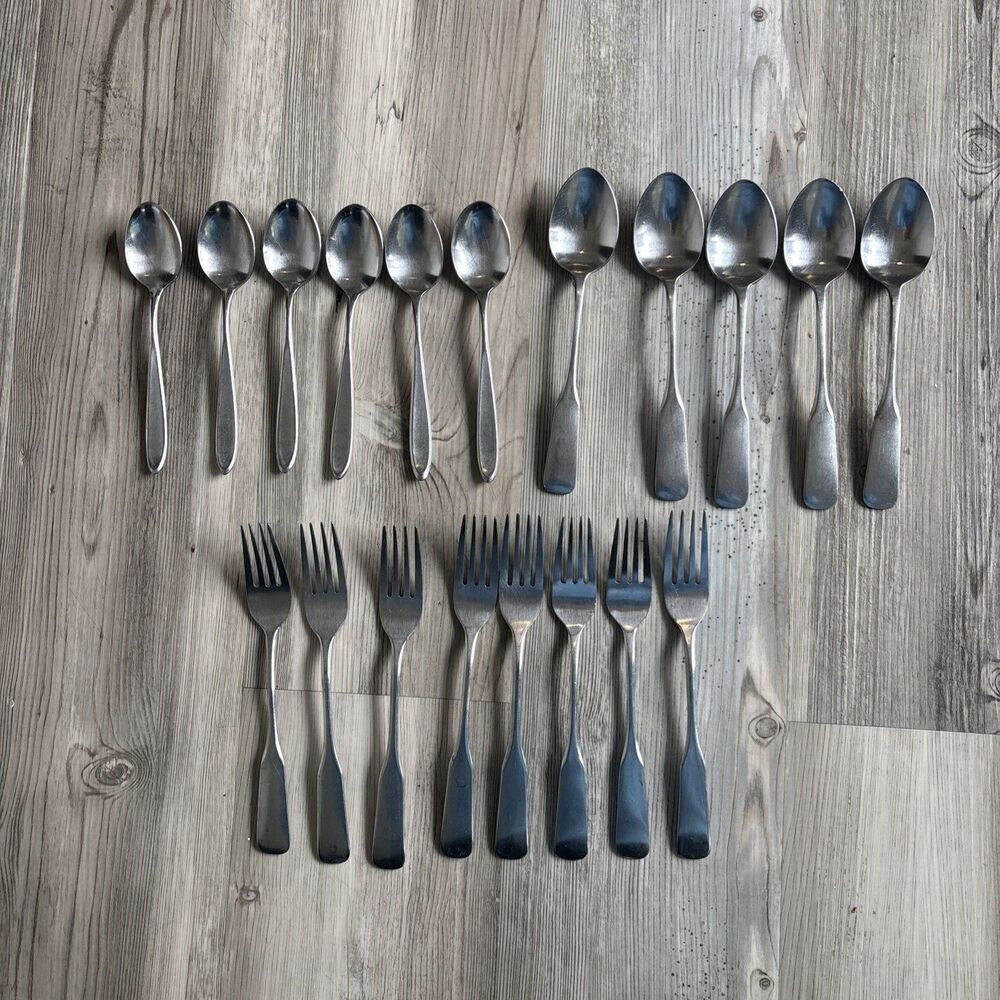 Vintage Supreme Stainless Steel Cutlery Forks And Spoons Japan Set Of Five